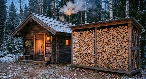 Укладка дров в Дмитрове, улица Привокзальная, 26